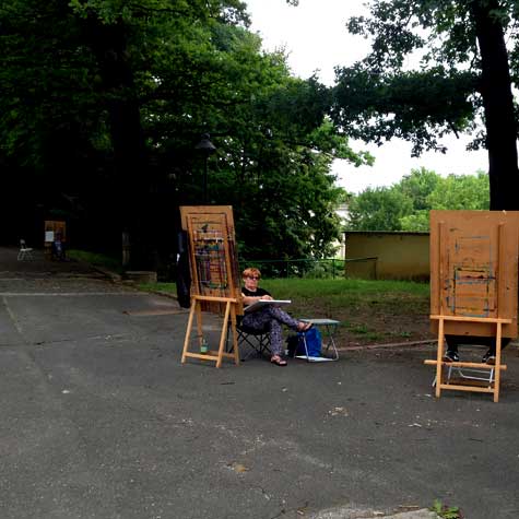 Poletni vikend slikarski in risarski tečaj v parku Radenci za odrasle ljubitelje slikarstva.