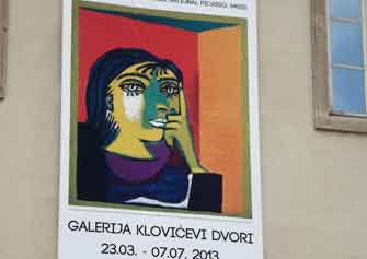 Tečaj slikanja je organiziral ogled razstave Picasso v Galeriji Klovićevi dvori v Zagrebu.