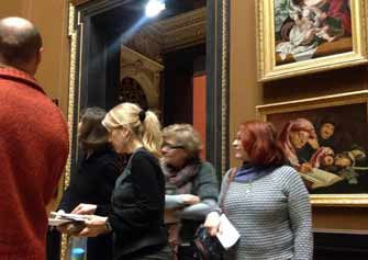 Tečaj slikanja organizira strokovne ekskurzije z ogledi pomembnih slikarskih razstav v večjih muzejih in galerijah. Na januarski ekskurziji smp uživali ob velikih delih svetovne umetnosti.