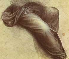 Tečaj risanja - študijska risba - Leonardo da Vinci. Osnova slikarskega izražanja se prične z risbo.