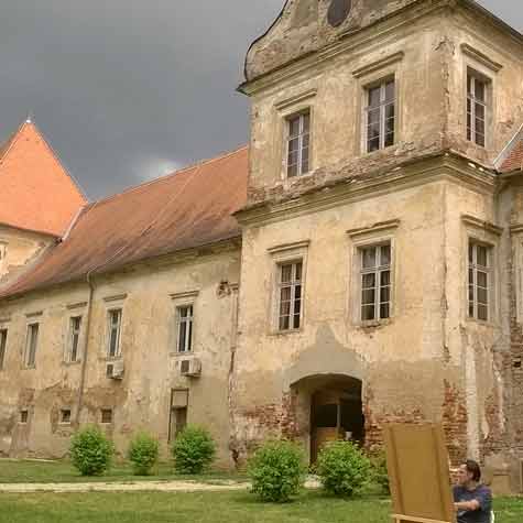 Šola slikanja in risanja poteka v naravi; likamo in rišemo po opazovanju.